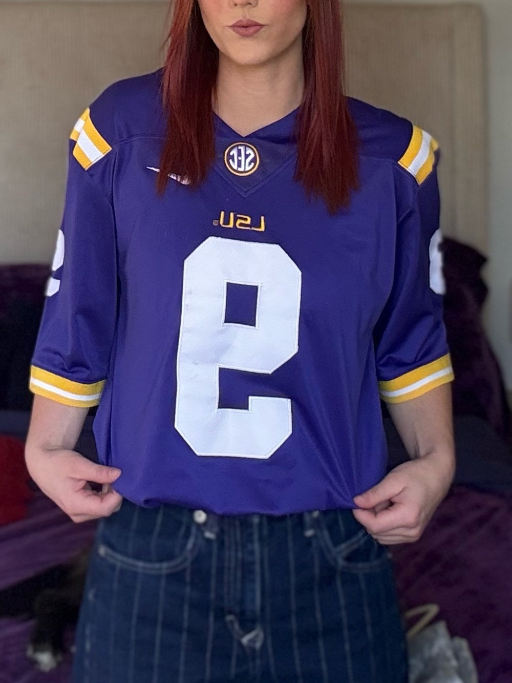 Nike LSU Joe Burrow Jersey - Number 9